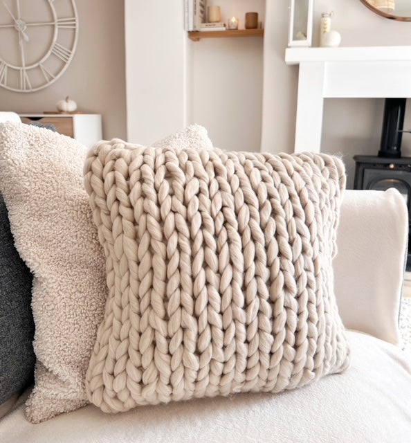 Chunky Knit Cushion